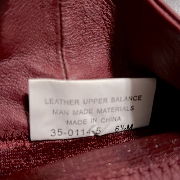 Classique red leather upper boots, size 6 1/2M - Picture 12 of 13